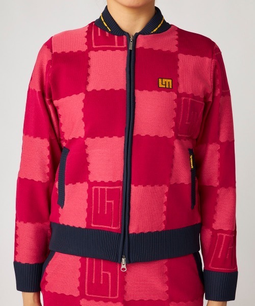 Loudmouth/ラウドマウス】レディースニットブルゾン 蓄熱裏地 ゴルフ