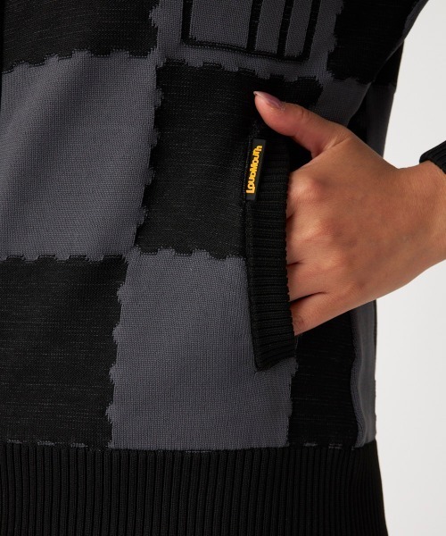 Loudmouth/ラウドマウス】レディースニットブルゾン 蓄熱裏地 ゴルフ