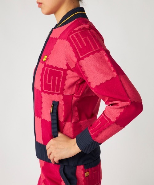 Loudmouth/ラウドマウス】レディースニットブルゾン 蓄熱裏地 ゴルフ