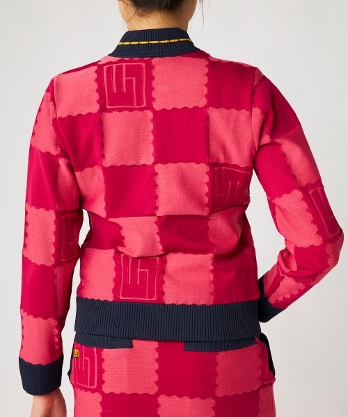 Loudmouth/ラウドマウス】レディースニットブルゾン 蓄熱裏地 ゴルフ