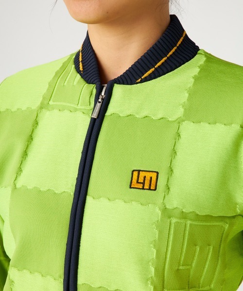 Loudmouth/ラウドマウス】レディースニットブルゾン 蓄熱裏地 ゴルフ