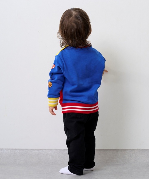 XLARGE KIDS(エクストララージキッズ)の「ファニーゴリラマルチカラートレーナー(スウェット・キッズ・レッド/ネイビー・80cm/90cm/100cm/110cm/120cm/140cm/130cm)」の13枚目の写真