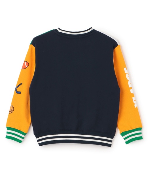 XLARGE KIDS(エクストララージキッズ)の「ファニーゴリラマルチカラートレーナー(スウェット・キッズ・レッド/ネイビー・80cm/90cm/100cm/110cm/120cm/140cm/130cm)」の8枚目の写真