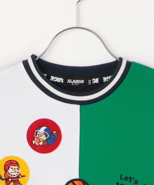 XLARGE KIDS(エクストララージキッズ)の「ファニーゴリラマルチカラートレーナー(スウェット・キッズ・レッド/ネイビー・80cm/90cm/100cm/110cm/120cm/140cm/130cm)」の7枚目の写真