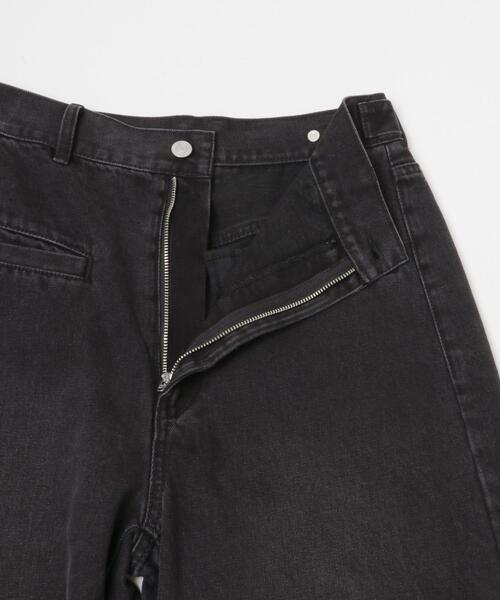 KBF（ケイビーエフ）の「WIDEレッグアジャストデニム（デニムパンツ・レディース・ブラック/ブルー・38/36）」の21枚目の写真