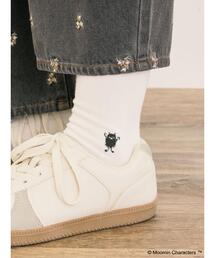 Samansa Mos2 | 【MOOMIN×Samansa Mos2】スティンキー刺繍ソックス(ソックス/靴下)