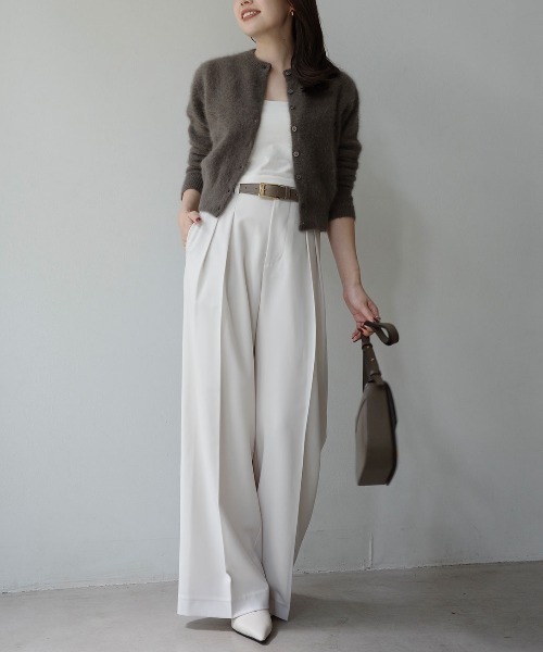 anuans（アニュアンス）の「ラクーンフォックスショートカーディガン（カーディガン/ボレロ・レディース・ネイビー/ピンク/モカ・FREE）」の12枚目の写真