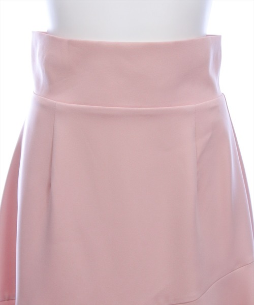 CLEAR BASIC（クリアベーシック）の「【低身長対応／サイズ展開あり】シアーチェックドッキングアシンメトリースカート[大人 フェミニン 上品]≪新色追加≫（スカート・レディース・アイボリー/ブラック/ピンク/サックスブルー・F/PF）」の16枚目の写真