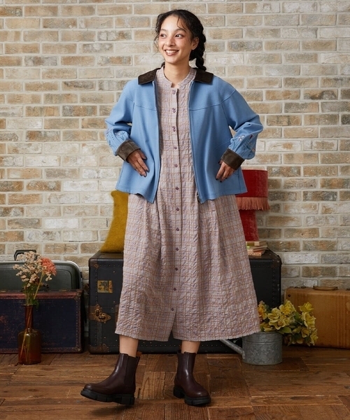 セール】Paisaje de la ciudad フラワー刺繍ブルゾン（その他アウター