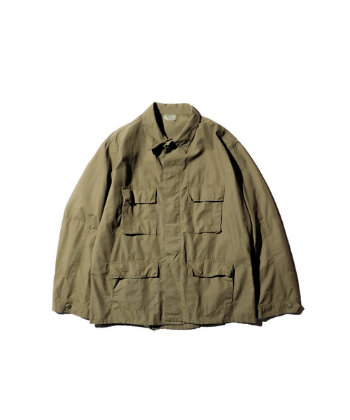 THRIFTY LOOK(スリフティールック)の「【U.S MILITARY】 BDU FATIGUE JACKET COTTON RIP-STOP COMMERCIAL MODEL OZONE WASHED (LONG)/ミリタリー【WEB限定】(ブルゾン・メンズ・グリーン系その他・XL/L)」の2枚目の写真