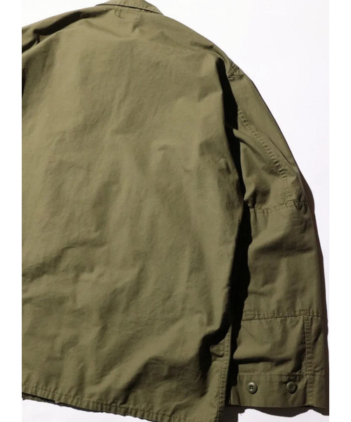 THRIFTY LOOK(スリフティールック)の「【U.S MILITARY】 BDU FATIGUE JACKET COTTON RIP-STOP COMMERCIAL MODEL OZONE WASHED (LONG)/ミリタリー【WEB限定】(ブルゾン・メンズ・グリーン系その他・XL/L)」の7枚目の写真