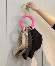 ammy.（エイミードット）の「【 ammy. / エイミードット 】 ポップカラー マルチ ミニ ハンガー / フック（収納グッズ）」