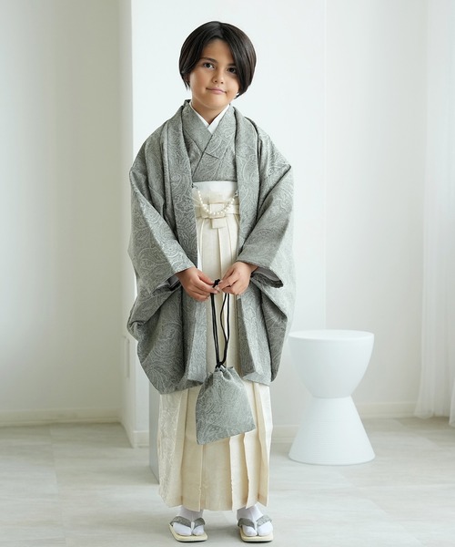 子供用 七五三 和服 utatane 袴 レンタル】七五三 5歳 着物 男の子 かぷり 袴セット 子供 kids 羽織 袴