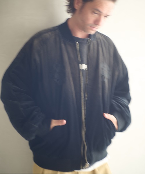 ADAM PATEK（アダムパテック）の「ADAMPATEK/aged velour souvenir jacket/エイジング加工リバーシブルベロアスカジャン（ブルゾン・メンズ・ブラック×ホワイト/ブラック×ブラック・1/2）」の8枚目の写真