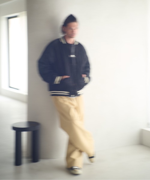 ADAM PATEK（アダムパテック）の「ADAMPATEK/aged velour souvenir jacket/エイジング加工リバーシブルベロアスカジャン（ブルゾン・メンズ・ブラック×ホワイト/ブラック×ブラック・1/2）」の16枚目の写真