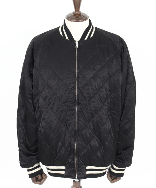ADAM PATEK（アダムパテック）の「ADAMPATEK/aged velour souvenir jacket/エイジング加工リバーシブルベロアスカジャン（ブルゾン・メンズ・ブラック×ホワイト/ブラック×ブラック・1/2）」の14枚目の写真