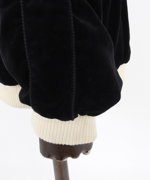 ADAM PATEK（アダムパテック）の「ADAMPATEK/aged velour souvenir jacket/エイジング加工リバーシブルベロアスカジャン（ブルゾン・メンズ・ブラック×ホワイト/ブラック×ブラック・1/2）」の20枚目の写真
