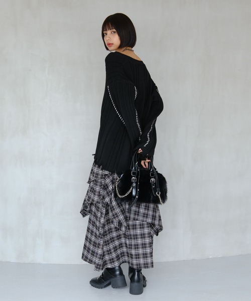 PAGEBOY(ページボーイ)の「キルティングボストンBAG(ボストンバッグ・レディース・ベージュ/ブラック・FREE)」の8枚目の写真