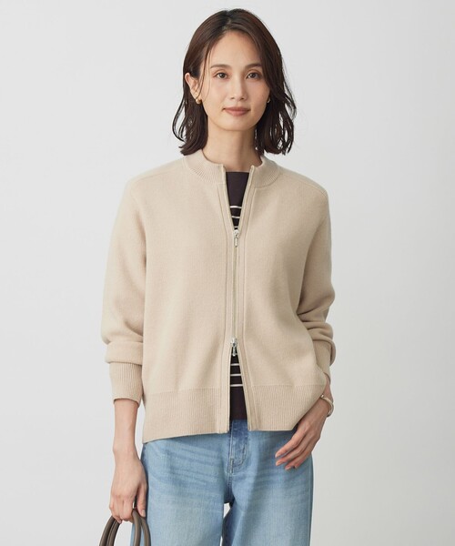 セール】CAT ジップアップ ブルゾン ニット（ニット/セーター）｜J