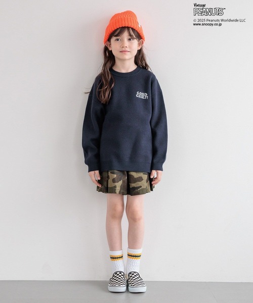PEANUTS（ピーナッツ）の「[お家で洗える♪]【PEANUTS×BAYFLOW】ピーナッツニット(KIDS)（ニット/セーター・キッズ・オフホワイト/オレンジ/ネイビー/ベージュ・150cm/130cm/110cm）」の9枚目の写真