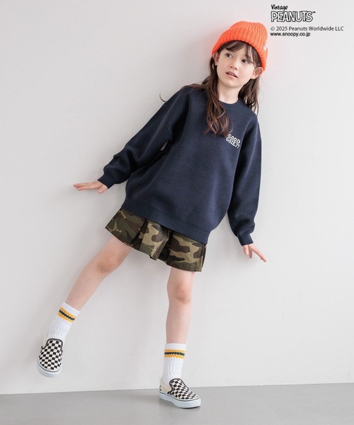 PEANUTS（ピーナッツ）の「[お家で洗える♪]【PEANUTS×BAYFLOW】ピーナッツニット(KIDS)（ニット/セーター・キッズ・オフホワイト/オレンジ/ネイビー/ベージュ・150cm/130cm/110cm）」の6枚目の写真