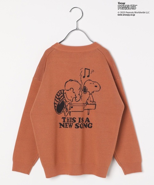PEANUTS（ピーナッツ）の「[お家で洗える♪]【PEANUTS×BAYFLOW】ピーナッツニット(KIDS)（ニット/セーター・キッズ・オフホワイト/オレンジ/ネイビー/ベージュ・150cm/130cm/110cm）」の22枚目の写真