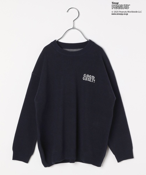 PEANUTS（ピーナッツ）の「[お家で洗える♪]【PEANUTS×BAYFLOW】ピーナッツニット(KIDS)（ニット/セーター・キッズ・オフホワイト/オレンジ/ネイビー/ベージュ・150cm/130cm/110cm）」の13枚目の写真