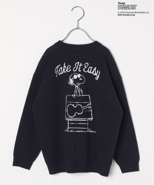 PEANUTS（ピーナッツ）の「[お家で洗える♪]【PEANUTS×BAYFLOW】ピーナッツニット(KIDS)（ニット/セーター・キッズ・オフホワイト/オレンジ/ネイビー/ベージュ・150cm/130cm/110cm）」の18枚目の写真