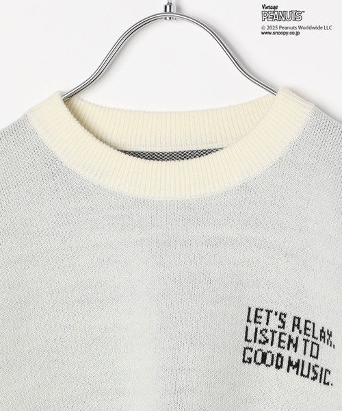 PEANUTS（ピーナッツ）の「[お家で洗える♪]【PEANUTS×BAYFLOW】ピーナッツニット(KIDS)（ニット/セーター・キッズ・オフホワイト/オレンジ/ネイビー/ベージュ・150cm/130cm/110cm）」の16枚目の写真