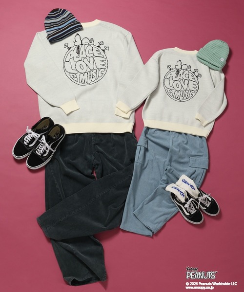 PEANUTS（ピーナッツ）の「[お家で洗える♪]【PEANUTS×BAYFLOW】ピーナッツニット(KIDS)（ニット/セーター・キッズ・オフホワイト/オレンジ/ネイビー/ベージュ・150cm/130cm/110cm）」の12枚目の写真