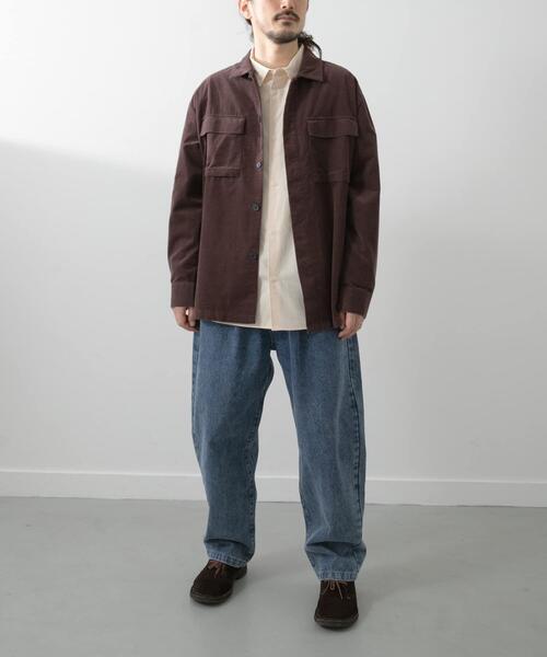 ITEMS URBANRESEARCH(アイテムズ アーバンリサーチ)の「Dusty Wide Tapered Jeans(その他パンツ・メンズ・ブラック系その他/ベージュ系その他/ブルー系その他・MEDIUM/LARGE)」の18枚目の写真