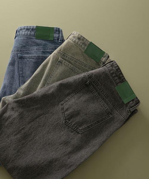ITEMS URBANRESEARCH(アイテムズ アーバンリサーチ)の「Dusty Wide Tapered Jeans(その他パンツ・メンズ・ブラック系その他/ベージュ系その他/ブルー系その他・MEDIUM/LARGE)」の7枚目の写真
