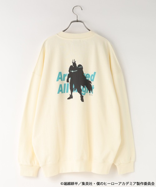 LOWRYS FARM(ローリーズファーム)の「【160-170サイズ】【僕のヒーローアカデミア】ウラケプルオーバー 600598(スウェット・キッズ・アイボリー/ブラック/グレー・FREE)」の2枚目の写真