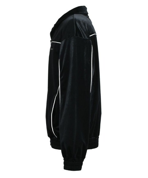 BREATH】SCRIPT LOGO PIPING VELOUR JACKET / ブラック [BR25AW-C5004