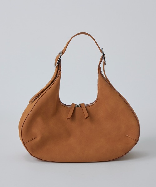 Lui's（ルイス）の「MAY別注レザーワンハンドルハーフムーンバッグ（ハンドバッグ・レディース・ブラック/ブラウン系その他/ブラウン・FREE）」の3枚目の写真