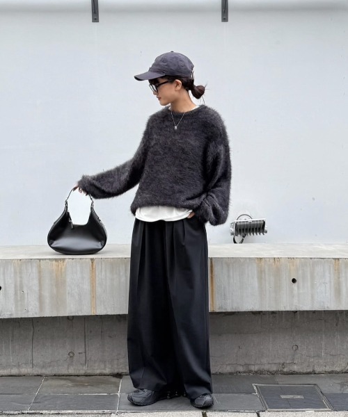 Lui's（ルイス）の「MAY別注レザーワンハンドルハーフムーンバッグ（ハンドバッグ・レディース・ブラック/ブラウン系その他/ブラウン・FREE）」の9枚目の写真