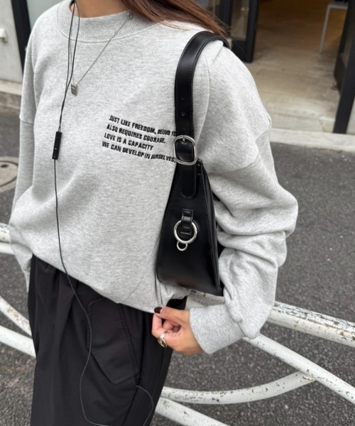 Lui's（ルイス）の「MAY別注レザーワンハンドルハーフムーンバッグ（ハンドバッグ・レディース・ブラック/ブラウン系その他/ブラウン・FREE）」の10枚目の写真