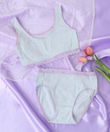 Liliane Ciel（リリアンシエル）の「Liliane Ciel/リボンドット（ブラ&ショーツ）」