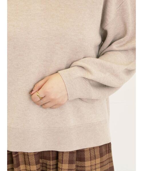 Samansa Mos2（サマンサ モスモス）の「【ゆべし×Samansa Mos2】マルチWAYニット（カーディガン/ボレロ・レディース・ベージュ/キャメル/ブラック/レッド・F）」の15枚目の写真