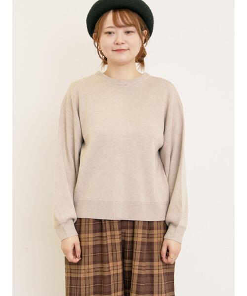 Samansa Mos2（サマンサ モスモス）の「【ゆべし×Samansa Mos2】マルチWAYニット（カーディガン/ボレロ・レディース・ベージュ/キャメル/ブラック/レッド・F）」の17枚目の写真