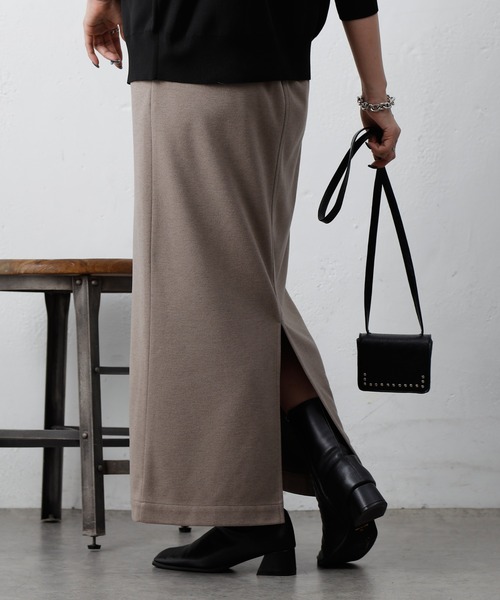 COLONY 2139（コロニートゥーワンスリーナイン）の「ウールライクジャージーイージースカート（スカート・レディース・アイボリー/チャコールグレー/ブラウン・FREE）」の15枚目の写真