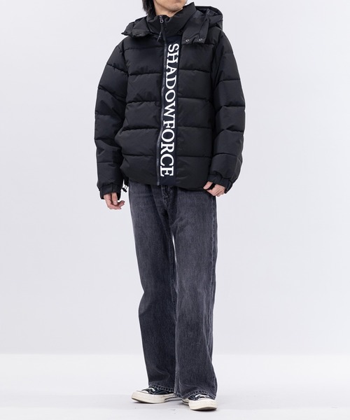 セール】【13】フード脱着 フロント切替 中綿ジャケット（ダウン