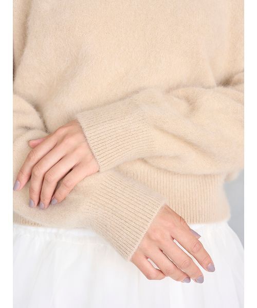 セール】【HIGH QUALITY】フォックスカシミヤニットポロ（ニット