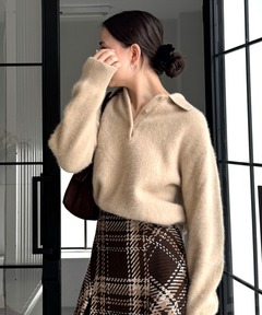 タグ付き✨新品 ダブルスタンダードクロージング バックリボンメランジニット New in DOUBLE STANDARD CLOTHING Ball&Chain BAG ダブルスタンダード