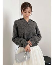 STONE  スナイデルニット グレー M HERSKIND | Medina Knit Sweater - Light Grey | Women's Grey