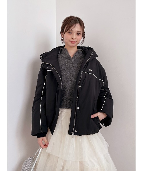 2025年✨スナイデル ハイクオリティ フォック カシミヤ ニットポロ ベージュ SNIDEL（スナイデル）の「【HIGH QUALITY】フォックスカシミヤ