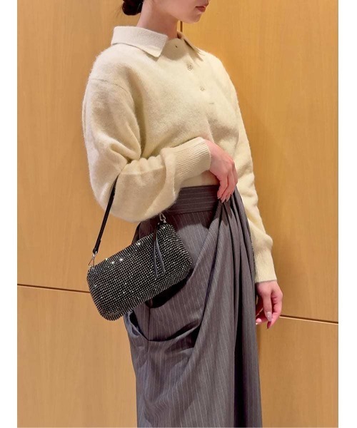 セール】【HIGH QUALITY】フォックスカシミヤニットポロ（ニット