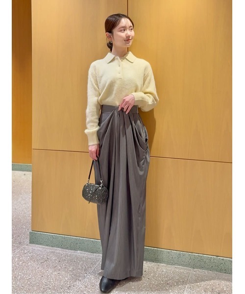 セール】【HIGH QUALITY】フォックスカシミヤニットポロ（ニット