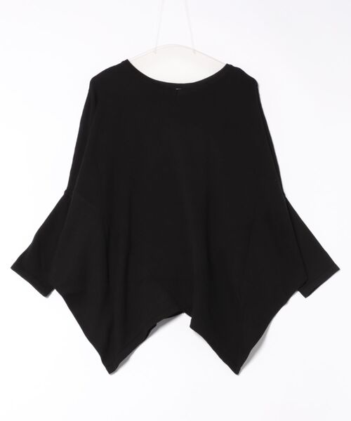 and it_(アンドイット)の「前後2wayバンザイドルマンコットンニット(ニット/セーター・レディース・ネイビー/グレー/ブラック/スモークピンク・FREE)」の7枚目の写真