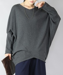 and it_（アンドイット）の「前後2wayバンザイドルマンコットンニット（ニット/セーター）」